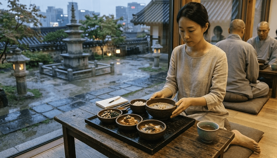 Traditional Balwoo Gongyang during an Authentic Vegan Korean Temple Food Experience in Seoul